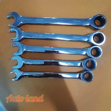 🔥พร้อมส่ง🔥ประแจแหวนข้าง ปากตาย ฟรี ก็อกแก็กข้าง ประแจผสม ประแจปากตายข้าง แหวนข้าง ประแจ  เบอร์ 8-19 mm