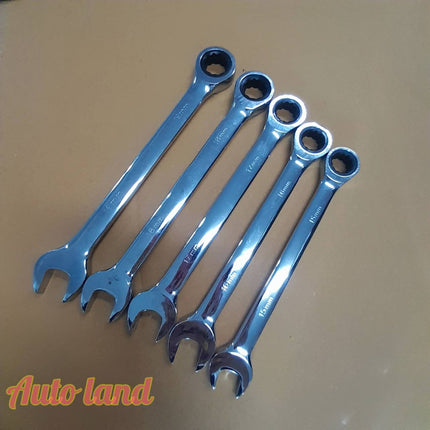 🔥พร้อมส่ง🔥ประแจแหวนข้าง ปากตาย ฟรี ก็อกแก็กข้าง ประแจผสม ประแจปากตายข้าง แหวนข้าง ประแจ  เบอร์ 8-19 mm