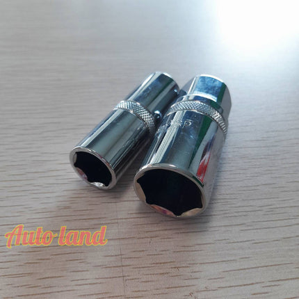 ลูกบ็อก ลูกบล็อคถอดหัวเทียน ขนาด 1/2" เบอร์16 เบอร์21 (6เหลี่ยม) ขนาด 3/8'' เบอร์14 เบอร์16 (12เหลี่ยม) ลูกบล็อคยาว