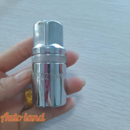 ลูกบ็อก ลูกบล็อคถอดหัวเทียน ขนาด 1/2" เบอร์16 เบอร์21 (6เหลี่ยม) ขนาด 3/8'' เบอร์14 เบอร์16 (12เหลี่ยม) ลูกบล็อคยาว