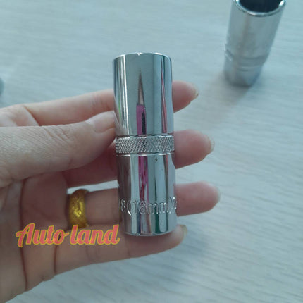 ลูกบ็อก ลูกบล็อคถอดหัวเทียน ขนาด 1/2" เบอร์16 เบอร์21 (6เหลี่ยม) ขนาด 3/8'' เบอร์14 เบอร์16 (12เหลี่ยม) ลูกบล็อคยาว