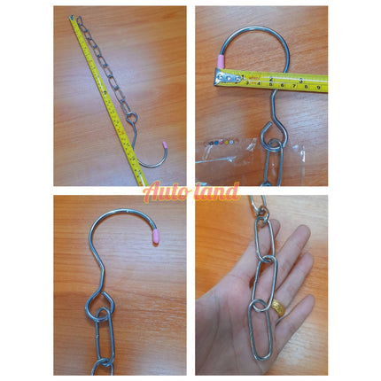 🔥พร้อมส่ง🔥 แขวนผ้า สแตนเลส โซ่แขวน ห่วงโซ่แขวนเสื้อผ้า ราคา/ชิ้น สินค้าในไทย