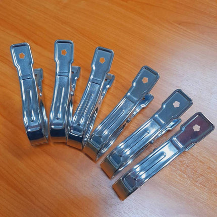 🔥พร้อมส่ง🔥ไม้หนีบผ้า ที่หนีบผ้าสแตนเลส ไม่เป็นสนิม ตัวหนีบผ้าสแตนเลส 1ชุดมี10ชิ้น สินค้าในไทย