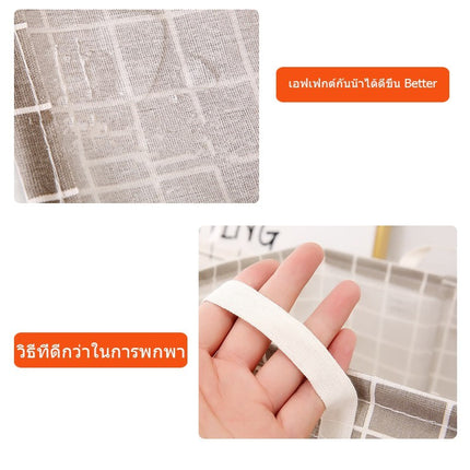 🔥พร้อมส่ง🔥 กล่องผ้าอเนกประสงค์ ลายน่ารัก ขนาดเล็ก ตะกร้าอเนกประสงค์ พับได้ กล่องใส่ของ  สินค้าในไทย