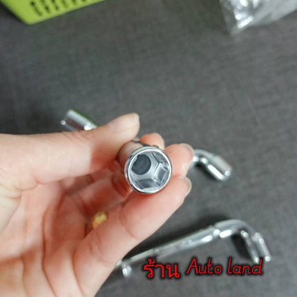 🔥พร้อมส่ง🔥ประแจ บล็อกตัวL หัวทะลุ ประแจบล็อกตัวL ประแจหัวเทียน ขนาด 8 mm ,10mm ยี่ห้อ Toolking ราคา/ชิ้น สินค้าในไทย