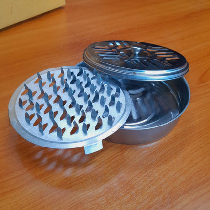 🔥พร้อมส่ง🔥ถาดใส่ยากันยุง ที่ใส่ยากันยุง มีฝาปิด วัสดุทำจากสแตนเลสอย่างดี กล่องใส่ยากันยุง ใส่ยากันยุงเเบบขด (สินค้าในไท