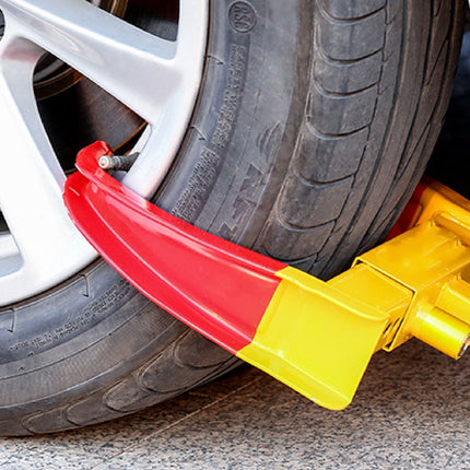 🔥พร้อมส่ง🔥ที่ล็อคล้อรถยนต์ ที่ล็อคล้อ กุญแจล็อคล้อ แบบพกพา ป้องกันขโมย กันรถหาย ล็อคล้อกันขโมย ในไทย