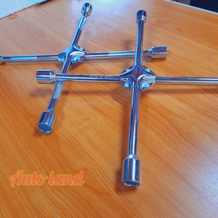 🔥พร้อมส่ง🔥 กากบาท ขันล้อ 4 แฉก ถอดล้อ ประแจกากบาท ประแจขันน็อต ถอดน๊อตขนาด 17,19,21,23 mm. สินค้าในไทย