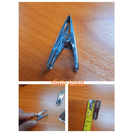 🔥พร้อมส่ง🔥ไม้หนีบผ้า ที่หนีบผ้าสแตนเลส ไม่เป็นสนิม ตัวหนีบผ้าสแตนเลส 1ชุดมี10ชิ้น สินค้าในไทย