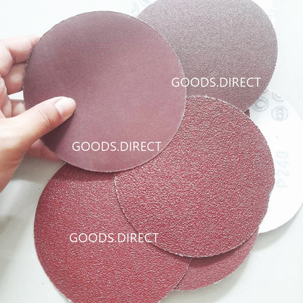 🔥พร้อมส่ง🔥กระดาษทรายกลม ขนาด5นิ้ว ใช้ขัดไม้ ขัดเหล็ก ขัดโลหะ มีให้เลือกหลายเบอร์/ชุด10ชิ้น สินค้าในไทย