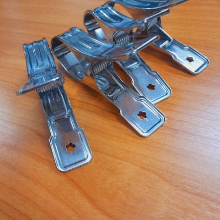 🔥พร้อมส่ง🔥ไม้หนีบผ้า ที่หนีบผ้าสแตนเลส ไม่เป็นสนิม ตัวหนีบผ้าสแตนเลส 1ชุดมี10ชิ้น สินค้าในไทย