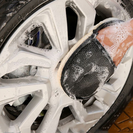 🔥พร้อมส่ง🔥ถุงมือ ล้างรถ ทำความสะอาด เช็ดเบาะหนัง ถุงมือแว็กซ์ ถุงมือเอนกประสงค์ ดูดซึมน้ำได้ดี ราคา / 2ชิ้น สินค้าในไทย