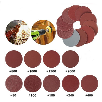 🔥พร้อมส่ง🔥กระดาษทรายกลม ขนาด5นิ้ว ใช้ขัดไม้ ขัดเหล็ก ขัดโลหะ มีให้เลือกหลายเบอร์/ชุด10ชิ้น สินค้าในไทย