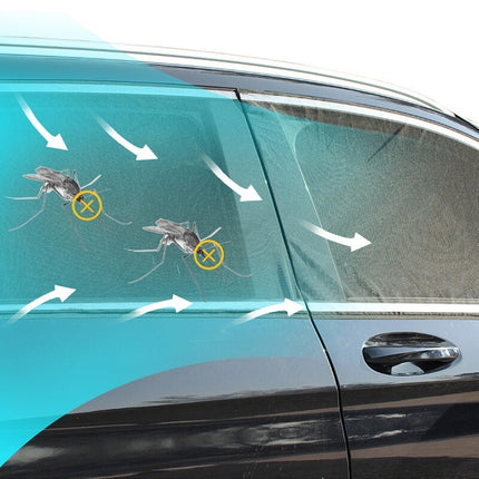 🔥พร้อมส่ง🔥มุ้งรถยนต์ มุ้งครอบกระจกหน้าต่างรถยนต์ ผ้าม่านกันยุง ตาข่ายกระจกรถ แบบ 2 ชิ้น สินค้าในไทย