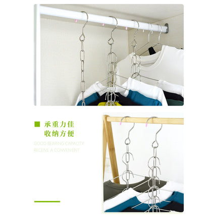 🔥พร้อมส่ง🔥 แขวนผ้า สแตนเลส โซ่แขวน ห่วงโซ่แขวนเสื้อผ้า ราคา/ชิ้น สินค้าในไทย