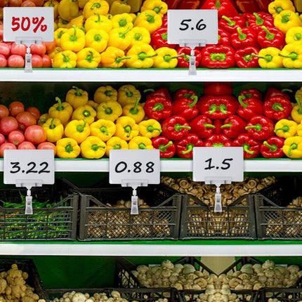 🔥พร้อมส่ง🔥ป้ายหนีบ ที่หนีบป้ายราคา แบบใส ปรับได้ ตัวหนีบป้ายข้อความหรือราคาสินค้า คลิปหนีบป้ายราคา Billboard Clip ในไทย