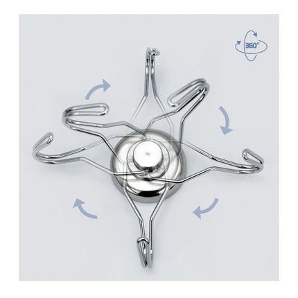 🔥พร้อมส่ง🔥ตะขอแม่เหล็ก หมุน 360 ํ Hook Magnet ตะขอเกี่ยว แขวนกุญแจ magnet แม่เหล็กแรงดึงดูดสูง สินค้าในไทย