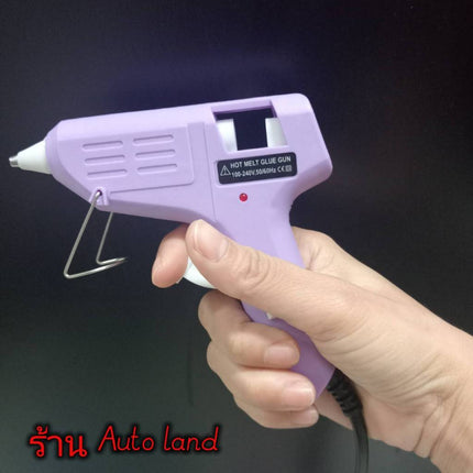 🔥พร้อมส่ง🔥ปืนยิงกาวไฟฟ้า (20W) 220V ปืนกาว ปืนยิงกาวร้อน  ปืนกาวแท่ง DIY  คละสี ราคา/ชิ้น  สินค้าในไทย