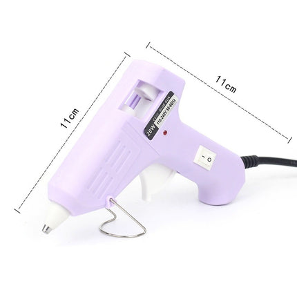 🔥พร้อมส่ง🔥ปืนยิงกาวไฟฟ้า (20W) 220V ปืนกาว ปืนยิงกาวร้อน  ปืนกาวแท่ง DIY  คละสี ราคา/ชิ้น  สินค้าในไทย