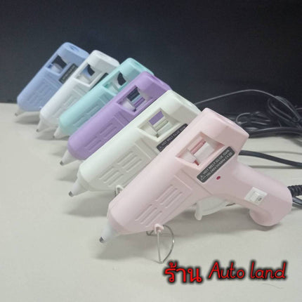 🔥พร้อมส่ง🔥ปืนยิงกาวไฟฟ้า (20W) 220V ปืนกาว ปืนยิงกาวร้อน  ปืนกาวแท่ง DIY  คละสี ราคา/ชิ้น  สินค้าในไทย