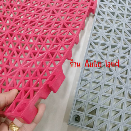 🔥พร้อมส่ง🔥แผ่นกันลื่น ในห้องน้ำ แผ่นปูพื้นกันลื่น ขนาด 30cm*30cm* สูง1.5cm มีให้เลือก 5 สี สินค้าในไทย