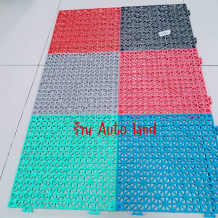 🔥พร้อมส่ง🔥แผ่นกันลื่น ในห้องน้ำ แผ่นปูพื้นกันลื่น ขนาด 30cm*30cm* สูง1.5cm มีให้เลือก 5 สี สินค้าในไทย