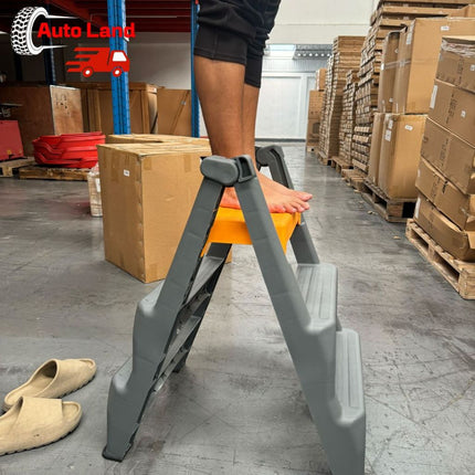 🔥พร้อมส่ง🔥บันได 3 ขั้น รับน้ำหนักได้ 120 กก. พับเก็บได้ บันได บันไดพลาสติก บันไดอเนกประสงค์ Stairs ในไทย