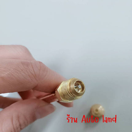 🔥พร้อมส่ง🔥ศรน้ำยาแอร์ ศรตู้เย็น วาล์วศร เติมน้ำยา Access valve 1/4" ตู้แช่ ตู้เย็น แอร์ ท่อทองแดงยาว 90mm,45 mm.