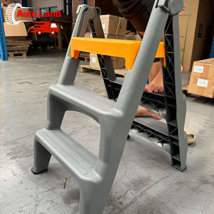 🔥พร้อมส่ง🔥บันได 3 ขั้น รับน้ำหนักได้ 120 กก. พับเก็บได้ บันได บันไดพลาสติก บันไดอเนกประสงค์ Stairs ในไทย