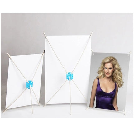 🔥พร้อมส่ง🔥ป้ายตั้งโต๊ะ X STAND ขาตั้งแบนเนอร์ ป้ายตั้งโต๊ะ ขนาด A4 (21 x 29.7 cm) รูปทรงตัว X สินค้าในไทย