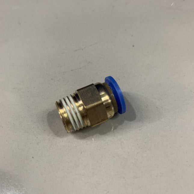 🔥พร้อมส่ง🔥ข้อต่อท่อลม นิวเมติก ทองเหลือง ข้อต่อเกลียวนอก ข้อต่อทองเหลือง ขนาด PC8 PC10 PC12 ราคา/ 2 ชิ้น สินค้าในไทย