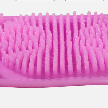 ที่ขัดผิว ขัดขี้ไคล ขัดตัว ที่ขัดตัว ที่ขัดตัวซิลิโคน แปรงขัดตัว แผ่นขัดตัวซิลิโคน สายยาวพิเศษ 70 ซม.