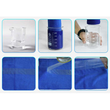 🔥พร้อมส่ง🔥ผ้าไมโครไฟเบอร์ ผ้าเช็ดรถ  สําหรับทําความสะอาดรถยนต์ BLUE  ดูดซับน้ำได้ดี สินค้าในไทย