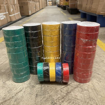 [พร้อมส่ง] เทปพันสายไฟรถยนต์ เทปติดรถยนต์ PVC Automotive และ PVC Electrical เทปพันสายไฟ เทปPVC ยาว20เมตร ราคา/ชิ้น
