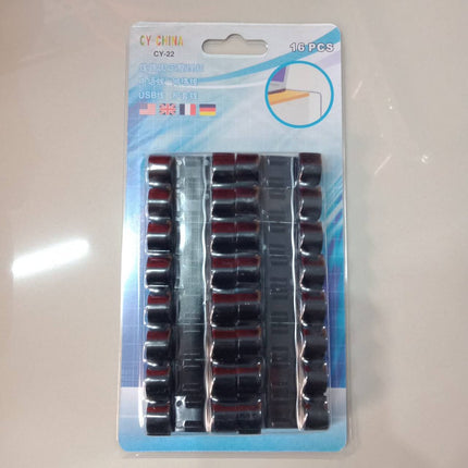 🔥พร้อมส่ง🔥คลิปเก็บสายไฟ ตัวล๊อคสายไฟ ที่เก็บสายไฟ พร้อมกาวสองหน้า เหนียวและทนทาน ไม่ต้องเจาะ 16/20ชิ้น สินค้าในไทย