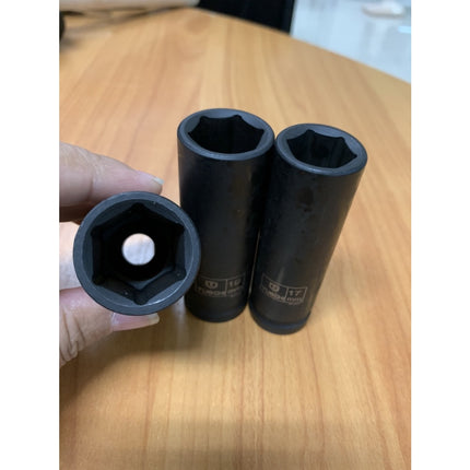 🔥พร้อมส่ง🔥ลูกบ็อก ลูกบ็อกสีดำ ลูกบ็อกลม ลูกบล็อก สำหรับถอดน็อตล้อ  ถอดล้อเเม็ก บล็อกขันล้อ 1/2" เบอร์ 17,19 ,21