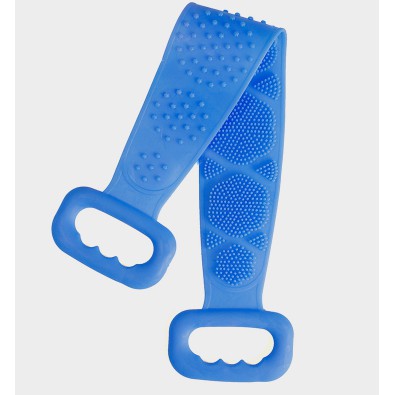 ที่ขัดผิว ขัดขี้ไคล ขัดตัว ที่ขัดตัว ที่ขัดตัวซิลิโคน แปรงขัดตัว แผ่นขัดตัวซิลิโคน สายยาวพิเศษ 70 ซม.