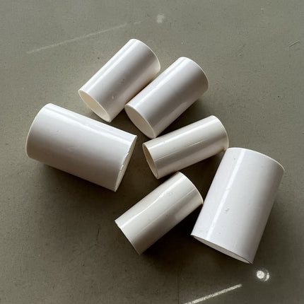 ข้อต่อ ข้อต่อพีวีซี PVC ขนาด 20mm , 25mm , 16mm  ต่อตรง ข้องอ สามทางมุมฉาก สี่ทาง สี่ทางมุมฉาก ฝาครอบ ท่อน้ำ วาล์วเกษตร