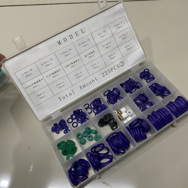 🔥พร้อมส่ง🔥 โอริง O ring 225 ชิ้น 270 ชิ้น ยางโอริง อเนกประสงค์ คุณภาพสูง 18 ขนาด พร้อมกล่องพลาสติก สินค้าในไทย