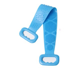 ที่ขัดผิว ขัดขี้ไคล ขัดตัว ที่ขัดตัว ที่ขัดตัวซิลิโคน แปรงขัดตัว แผ่นขัดตัวซิลิโคน สายยาวพิเศษ 70 ซม.