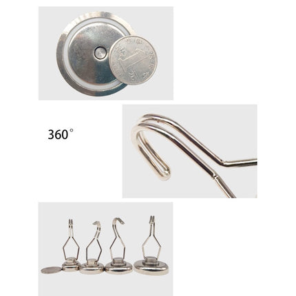 ตะขอแม่เหล็ก หมุน 360 ํ Hook Magnet ตะขอ ตะขอแม่เหล็กทรงพลัง ตะขอเกี่ยว แขวนกุญแจ magnet แม่เหล็กแรงดึงดูดสูง