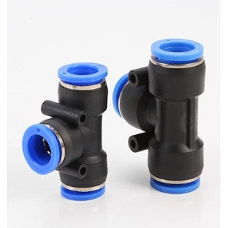 🔥พร้อมส่ง🔥ข้อต่อสามทาง ข้อต่อตรง ลด(เสียบสายลม) ข้อต่อสายลม AirHose Fitting ฟิตติ้งท่ออากาศ PEสิ