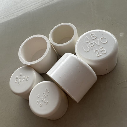 ข้อต่อ ข้อต่อพีวีซี PVC ขนาด 20mm , 25mm , 16mm  ต่อตรง ข้องอ สามทางมุมฉาก สี่ทาง สี่ทางมุมฉาก ฝาครอบ ท่อน้ำ วาล์วเกษตร
