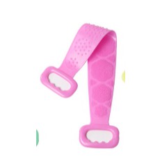 ที่ขัดผิว ขัดขี้ไคล ขัดตัว ที่ขัดตัว ที่ขัดตัวซิลิโคน แปรงขัดตัว แผ่นขัดตัวซิลิโคน สายยาวพิเศษ 70 ซม.