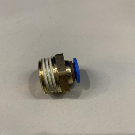 ข้อต่อลมทองเหลืองเกลียวนอก ฟิตติ้ง FITTING ข้อต่อเกลียวนอก ข้อต่อ ขนาด PC8 PC10 PC12 สินค้าพร้อมส่งในไทย