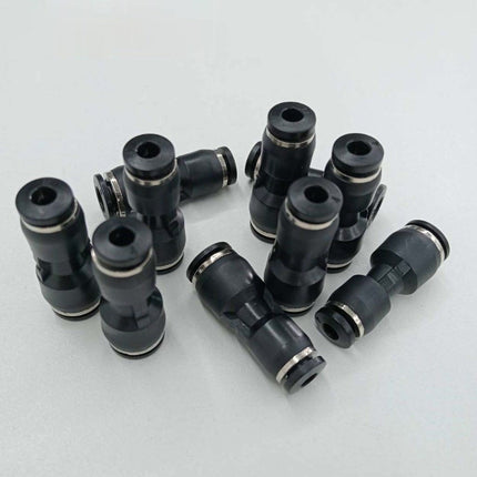 ข้อต่อลม 2 ทาง ลดขนาด ข้อต่อตรง เสียบสายลม AirHose Fitting PG6-4 ฟิตติ้งท่ออากาศ สินค้าในไทย