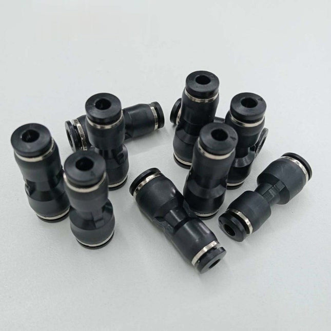 ข้อต่อลม 2 ทาง ลดขนาด ข้อต่อตรง เสียบสายลม AirHose Fitting PG6-4 ฟิตติ้งท่ออากาศ สินค้าในไทย