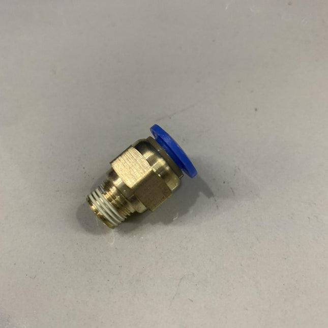 ข้อต่อลมทองเหลืองเกลียวนอก ฟิตติ้ง FITTING ข้อต่อเกลียวนอก ข้อต่อ ขนาด PC8 PC10 PC12 สินค้าพร้อมส่งในไทย
