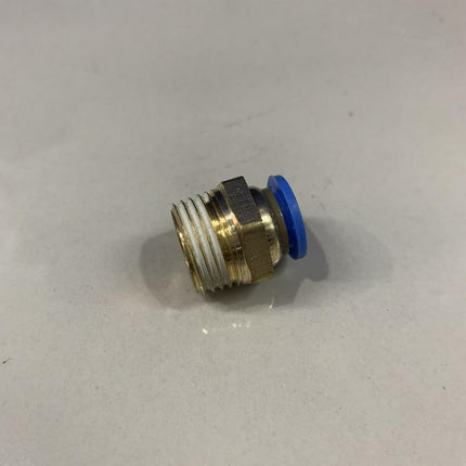 ข้อต่อลมทองเหลืองเกลียวนอก ฟิตติ้ง FITTING ข้อต่อเกลียวนอก ข้อต่อ ขนาด PC8 PC10 PC12 สินค้าพร้อมส่งในไทย