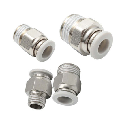 ข้อต่อลม เกลียวนอก ฝาขาว ข้อต่อลมเกลียวนอก ขนาด 14 mm. สินค้าในไทย